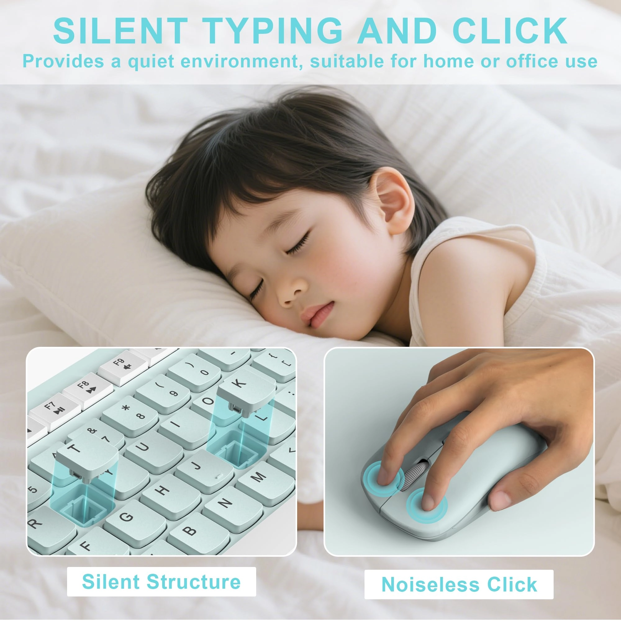 Ergonomic Wireless Keyboard - Wired