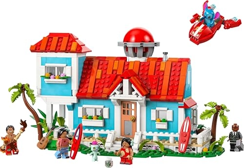 Disney Lilo and Stitch Beach House - 6 Rooms 5 Minifigures