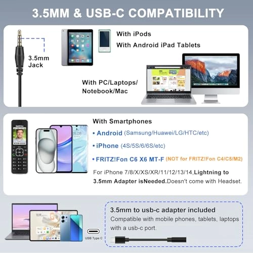 C802EC1 Wired Headset