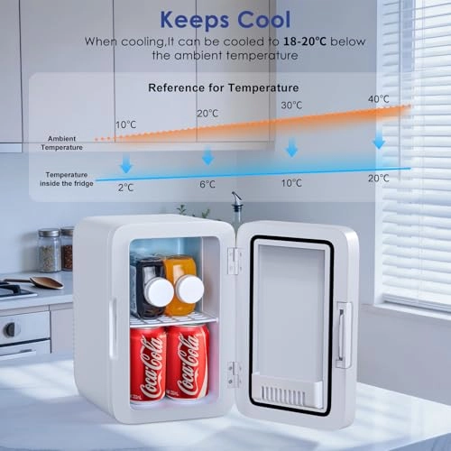 Mini Freestanding Refrigerator - Thermoelectric 2-in-1