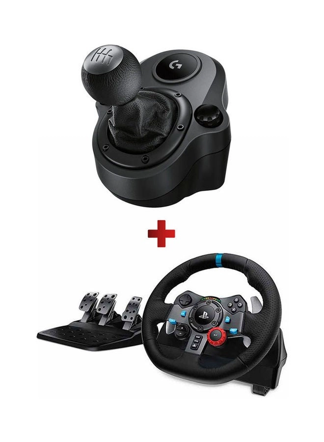 Driving Force Shifter + G29 Driving Force Racing Wheel - PS5/PS4/PS3/PC