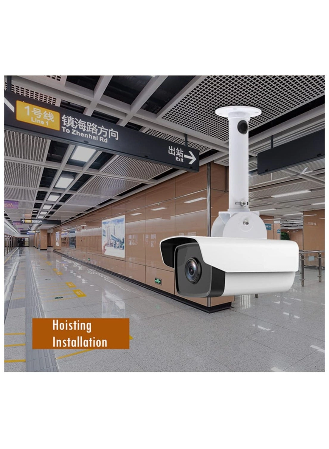 Ceiling Mount Bracket - Universal Aluminum 9.8 inches