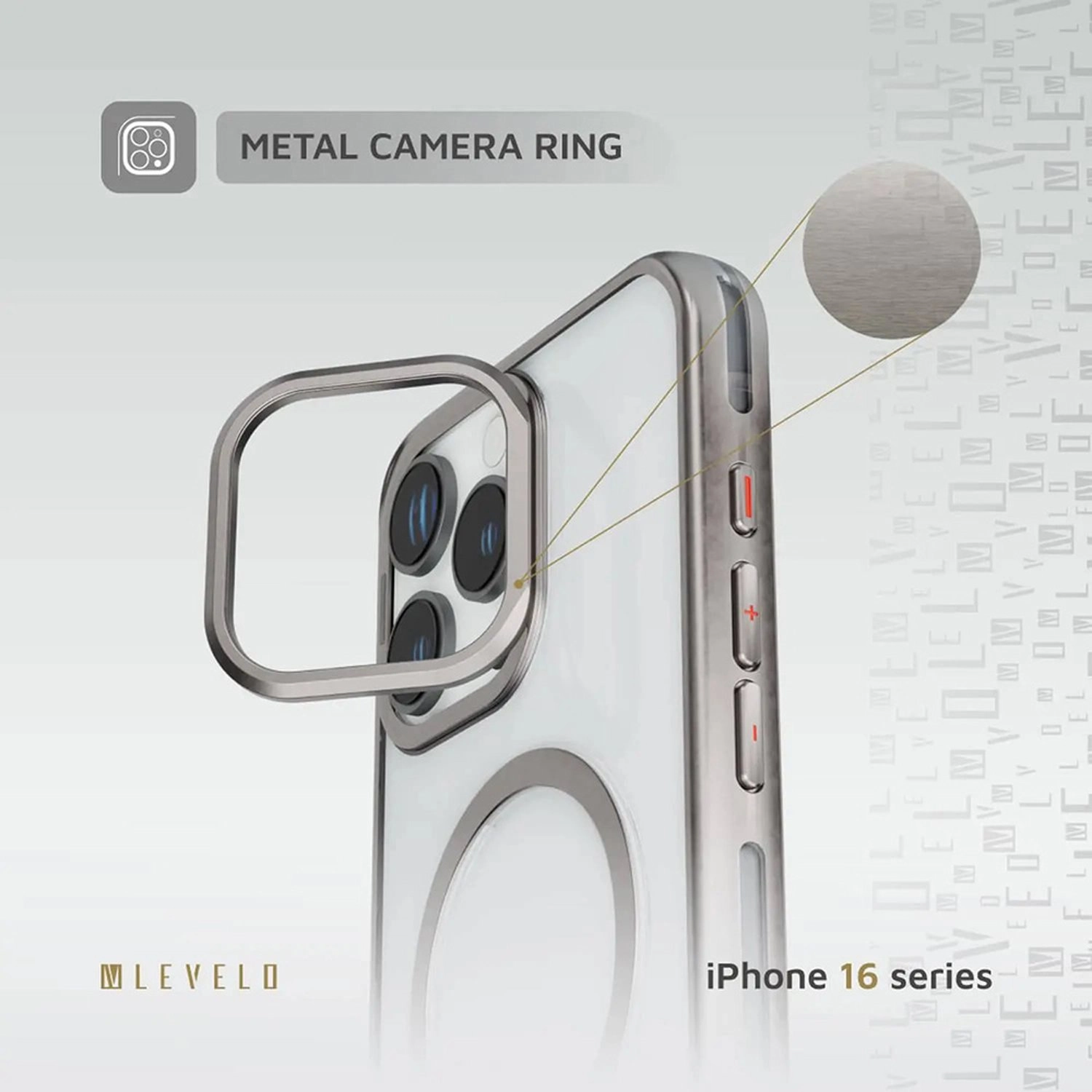 Elio PC Case with MagSafe for iPhone 16 Pro