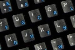 Dvorak Simplified Keyboard Stickers - Dvorak