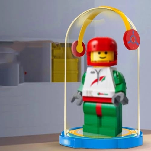 Acrylic Display Box - 2mm Transparent Dust Box for LEGO 40819 People Model