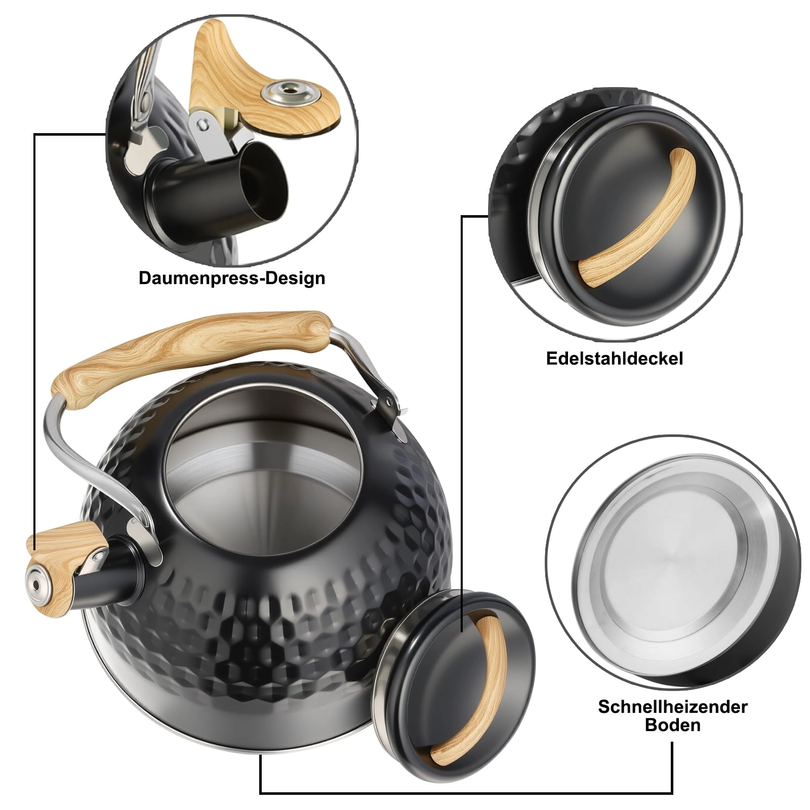 Stove Top Kettle - 3L