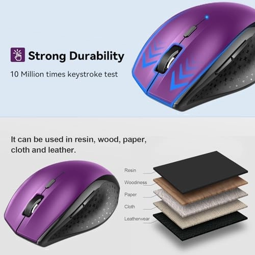 4800 DPI 6-Button Mouse - Wireless
