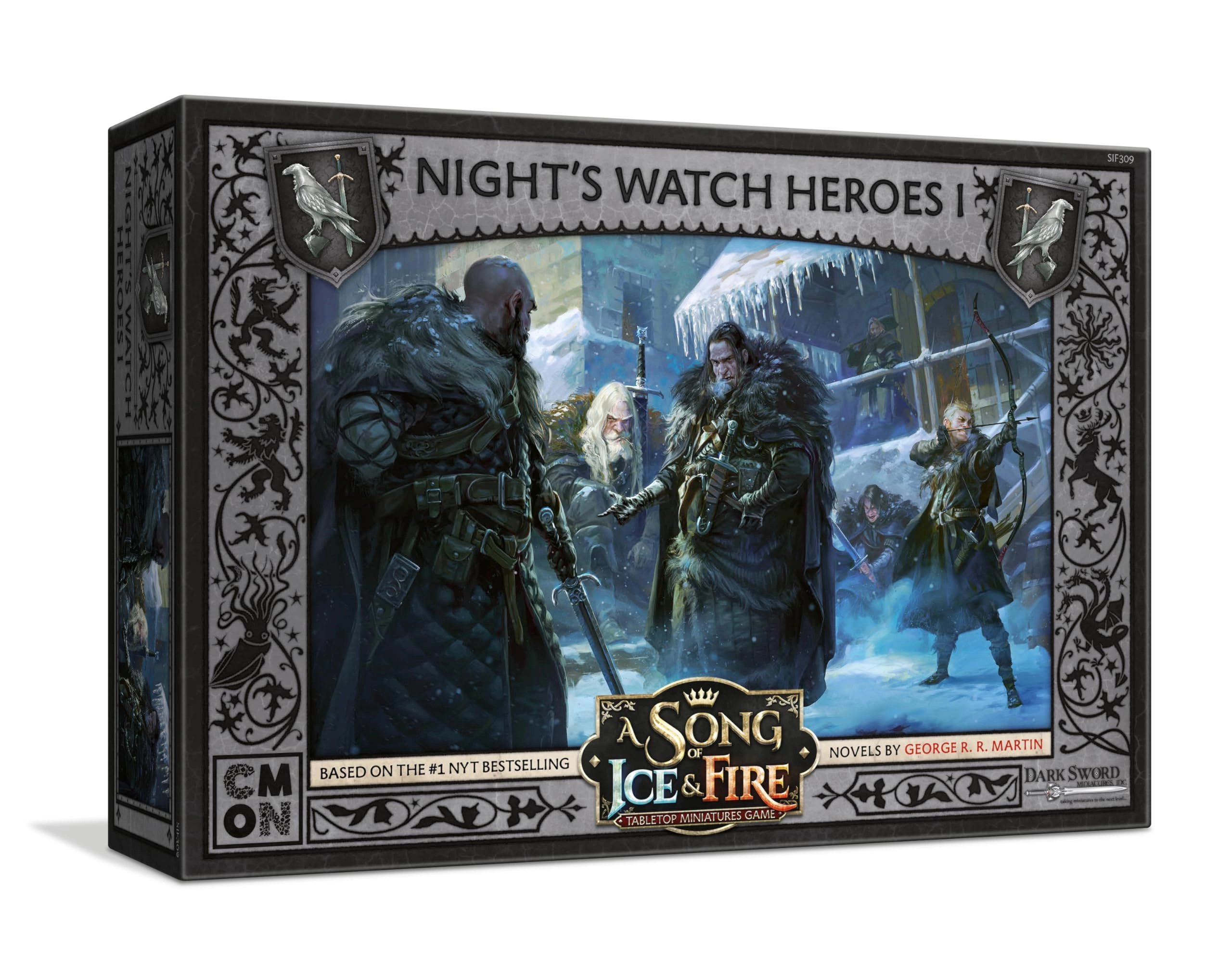 A Song of Ice and Fire Tabletop Miniatures Game: Night's Watch Heroes I Box Set