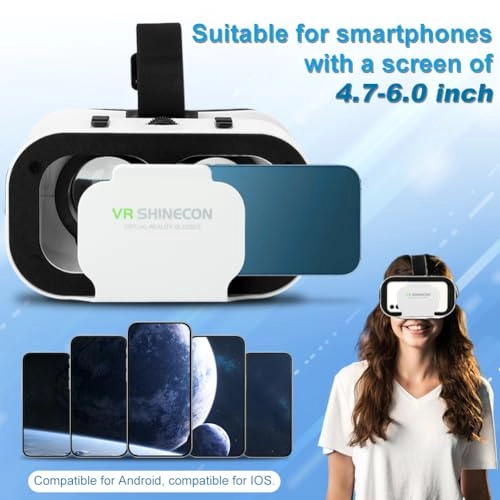 VR Headset - 110° FOV 4.7-6.0" Screen