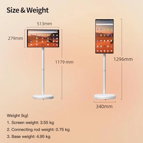 Portable Smart TV - 1080P 21.5 Inch