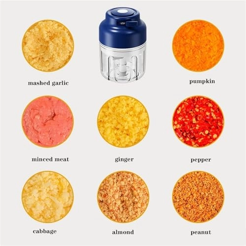 Electric Garlic Chopper - 320ml USB-C Rechargeable