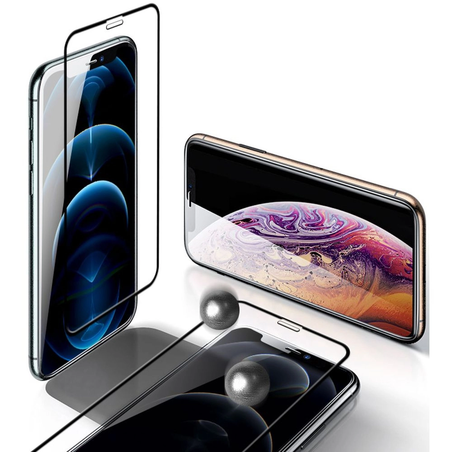 Clear Tempered Glass Screen Protector for iPhone 12 Pro Max