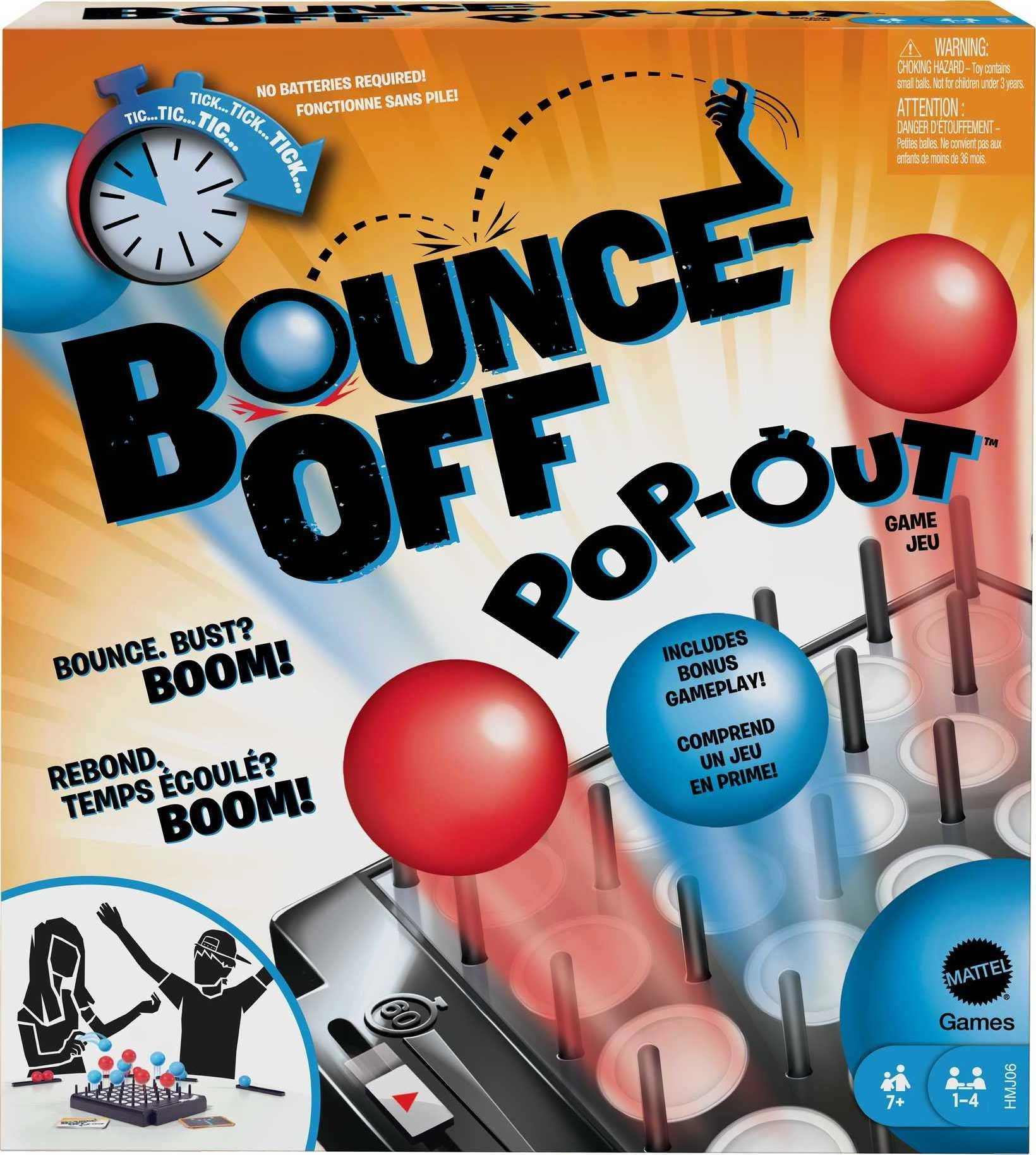 Mattel Games Bounce-Off Pop-Out - English 7 years and up