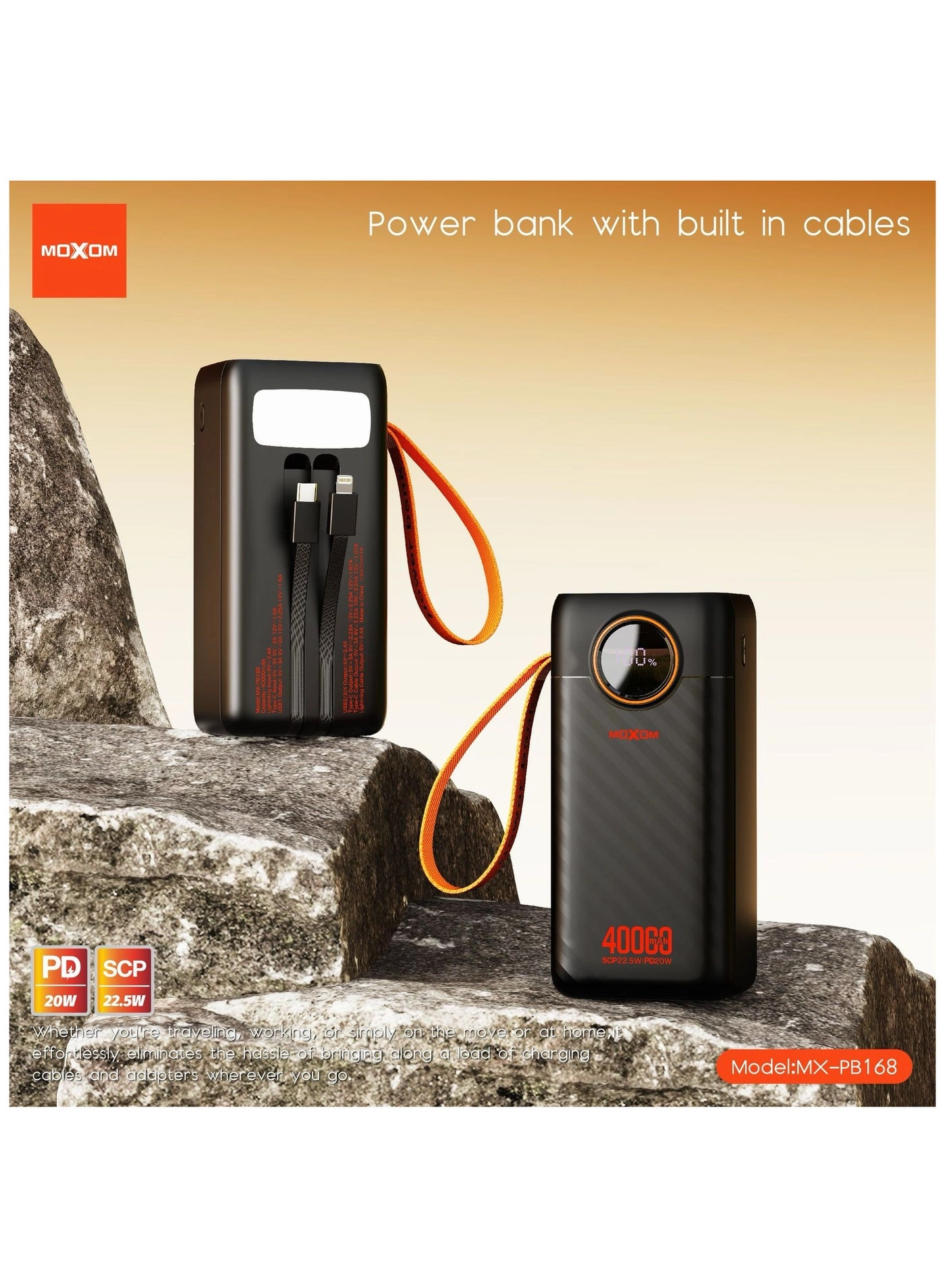 MX-PB168 - 40000mAh 20W 22.5W