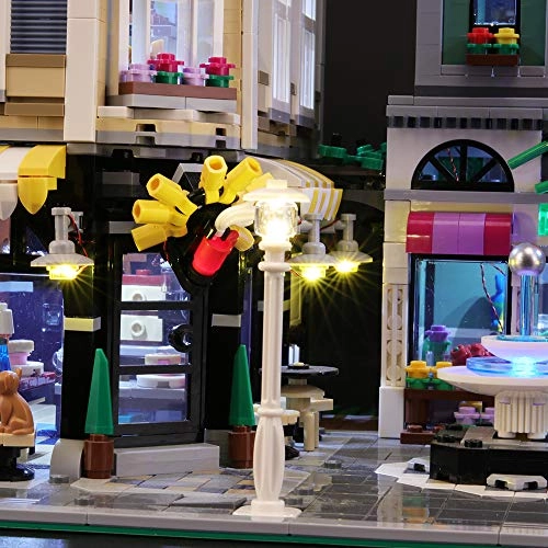 Led Lighting Kit For Assembly Square - Compatible With Lego 10255
