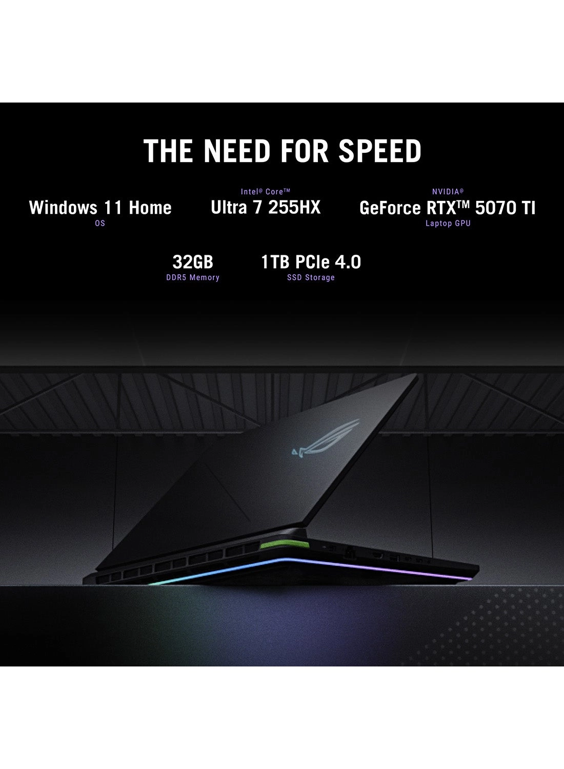 ROG Strix G16 G615LR-RV052W - 16'' Core Ultra 7 255H 32GB DDR5 1TB SSD