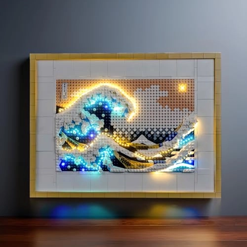 31208 Hokusai - The Great Wave - LED Light Set USB Battery 185