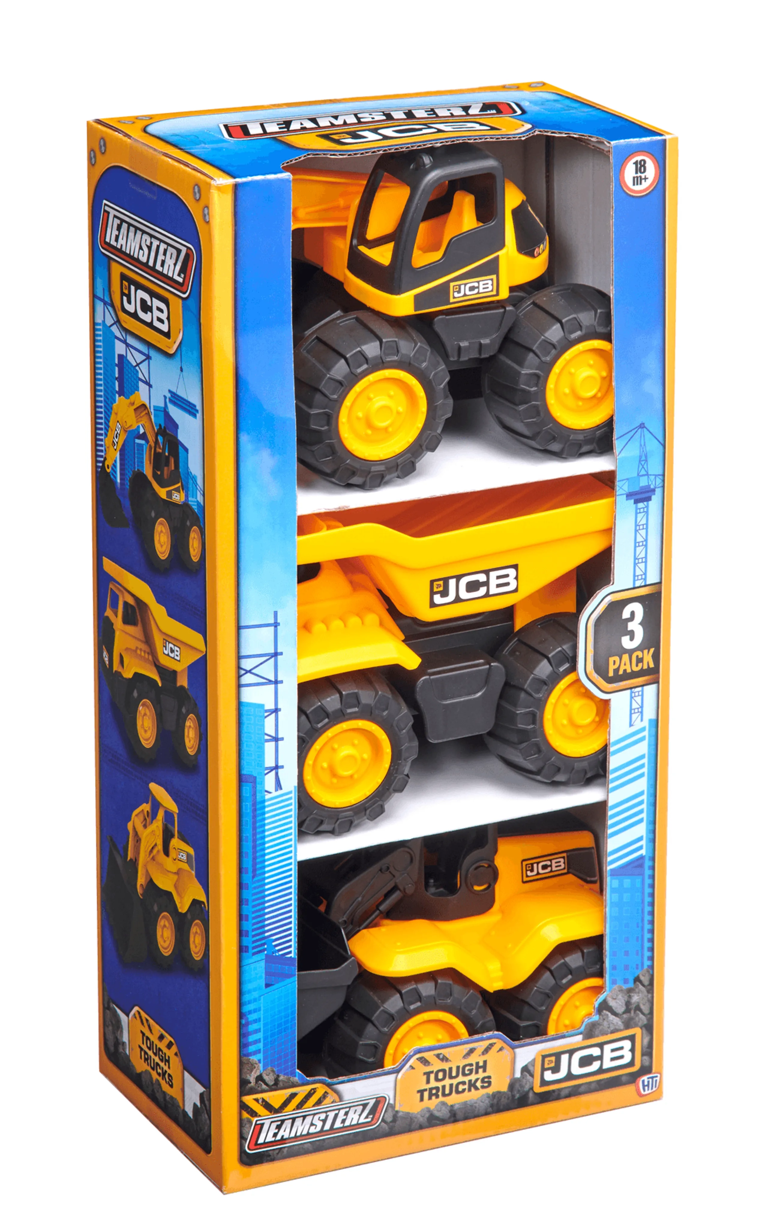 Teamsterz Dump Truck - 7-inch + Wheel Loader + Excavator - 3 pcs