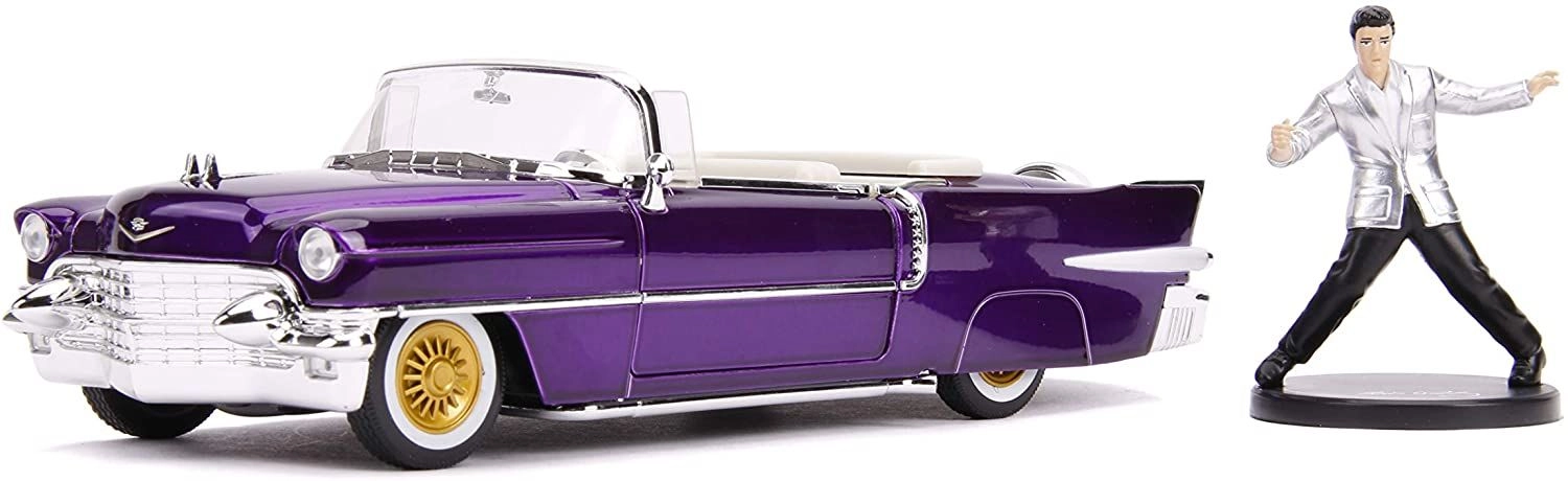 1956 Cadillac Eldorado - Purple with Elvis Figure