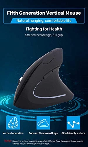 Vertical Ergonomic Mouse - USB