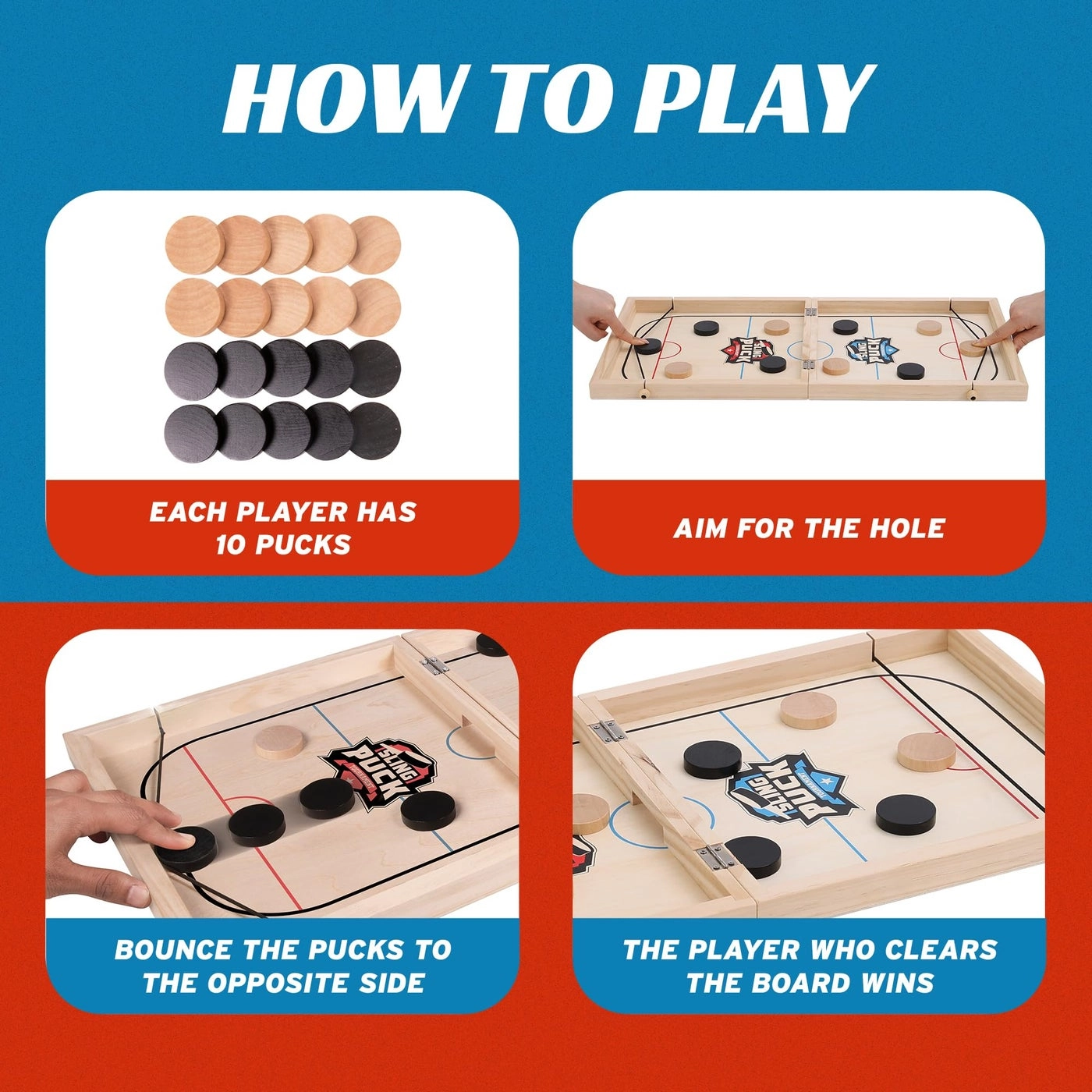 Sling Puck - Tabletop Wooden