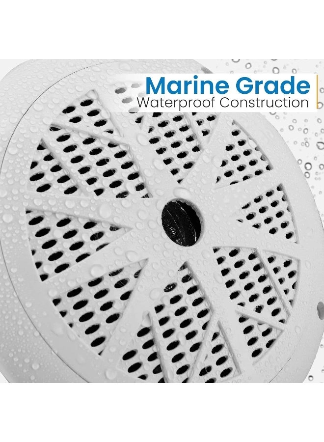 Dual Marine Speakers - 6.5 Inch 120 Watt