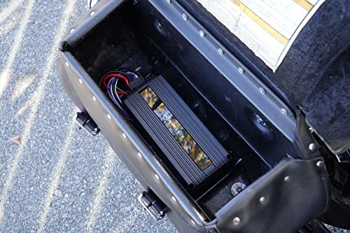 48PSC574 - 5x7 Saddlebag Speakers + ATV220 - 2 Channel Bluetooth IP65