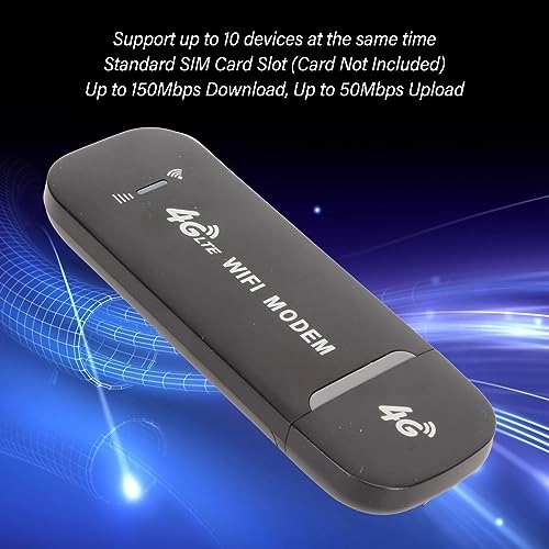 4G LTE Mobile Hotspot Device - 150Mbps 802.11 b g n