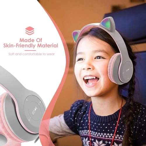 Cat Ear Kids Headphones Wireless Headphone