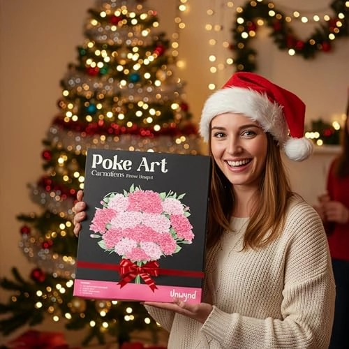 Poke Art Carnations Flower