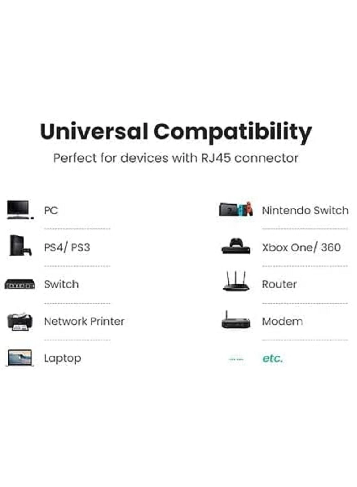 High Speed RJ45 cat6 Ethernet Patch Cable - 5 m
