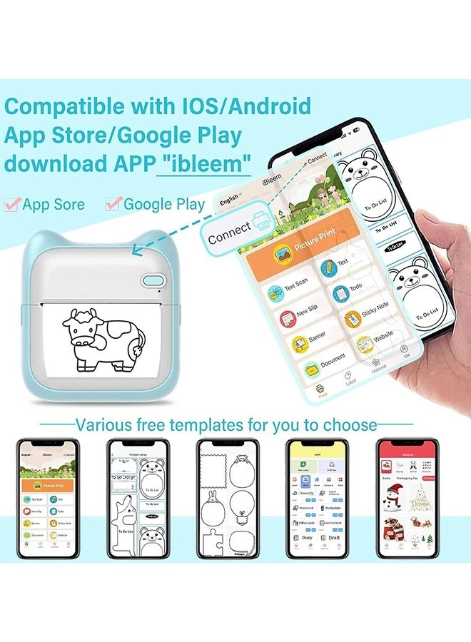 Mini Photo Printer - 1000mAh Thermal