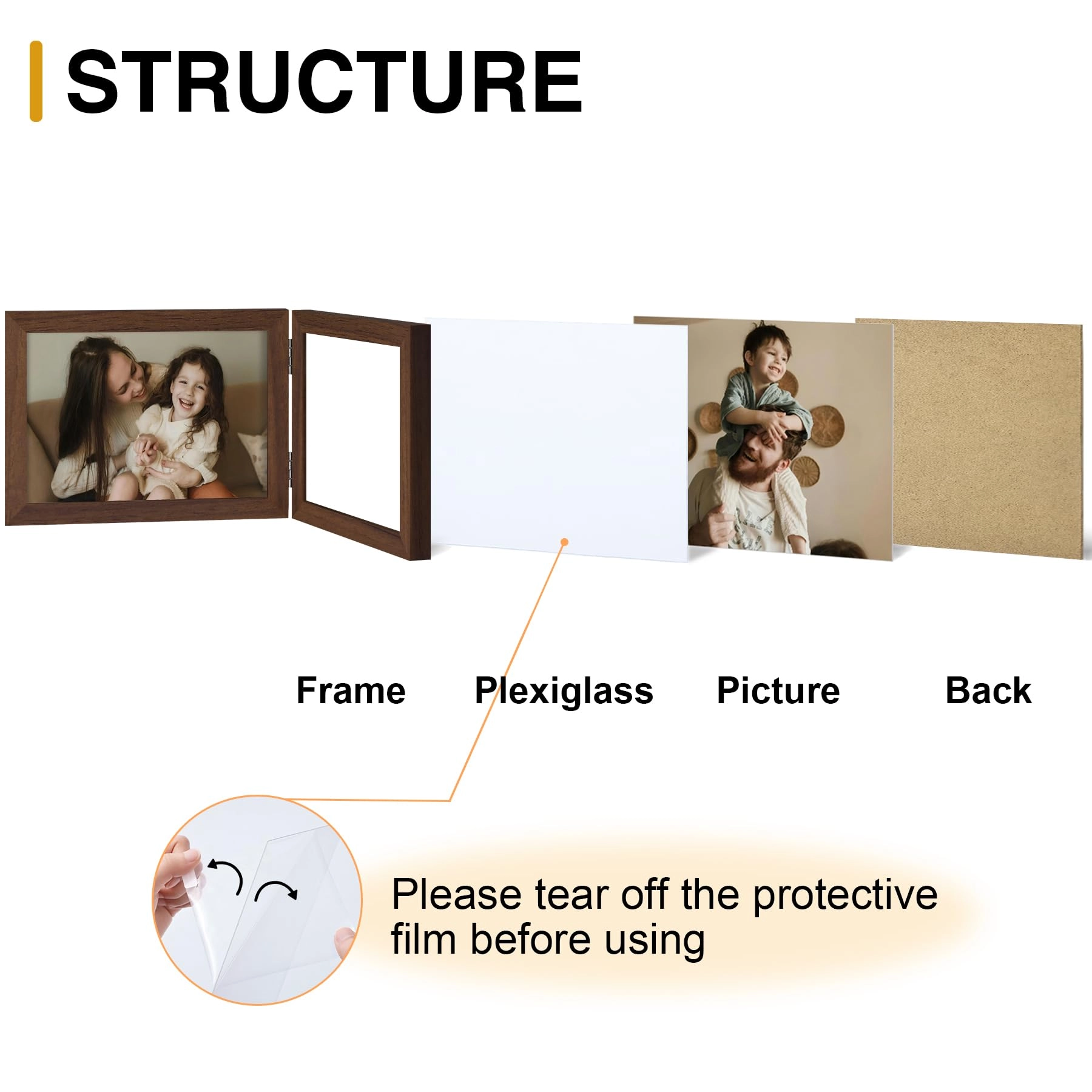 Double Picture Frame - 5x7 2