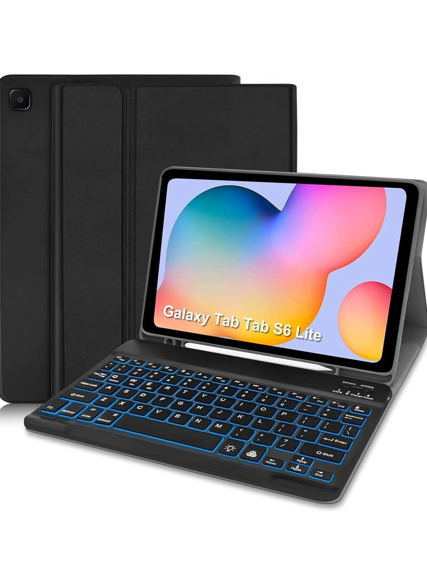 erorex Keyboard Case with S Pen Holder for S6 Lite 10.4-inch (2024/2022/2020)