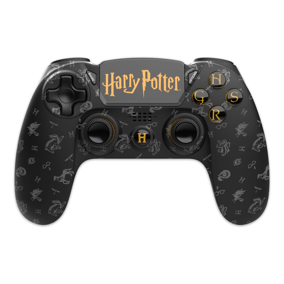 FREAKS & GEEKS PS4 Wireless Controller (PS4) Harry Potter, Black