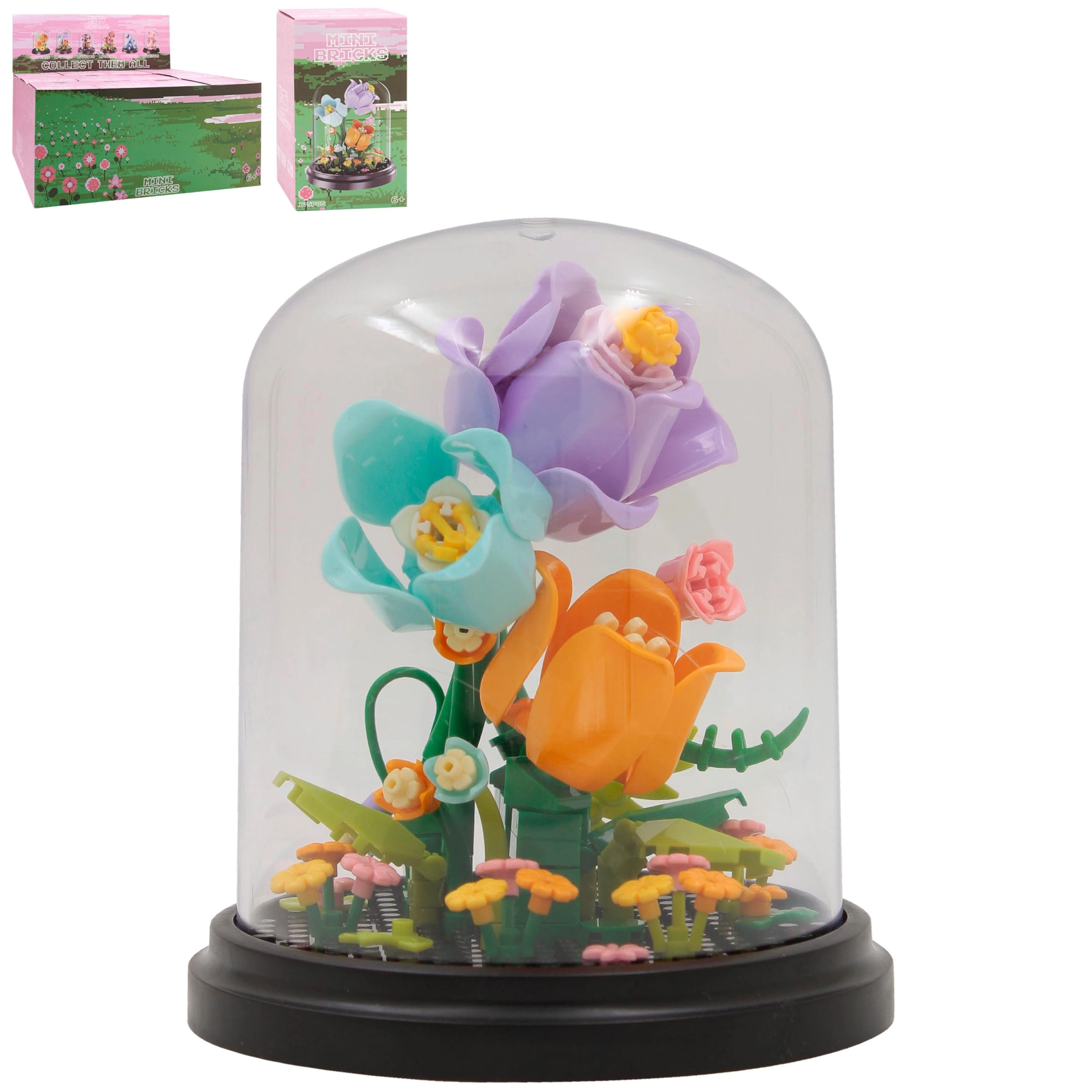 Lesser & Pavey Christmas Mini Bricks - Colourful Tulips