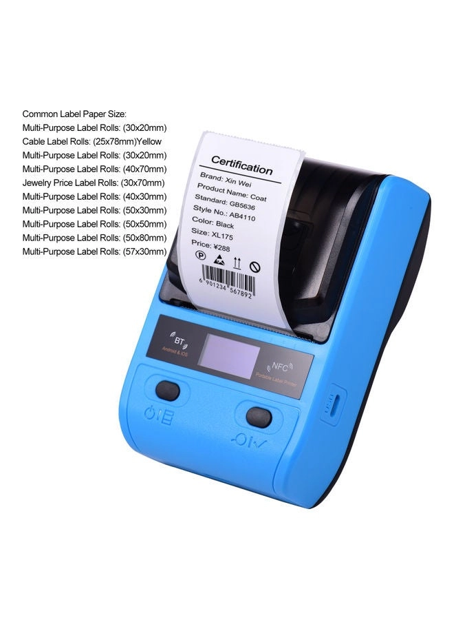 Portable Thermal Label Printer - 57 millimeter