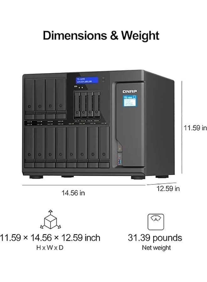 TS-1655-8G-US 16-Bay 4TB