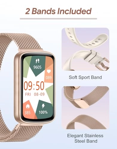 Fitness Tracker - 1.47" IP68 Waterproof Heart Rate Monitor