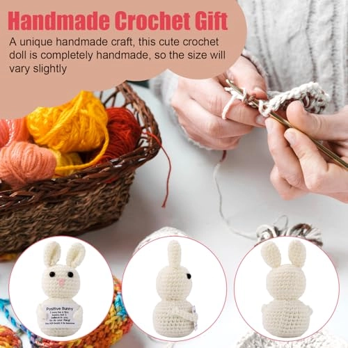 Bunny Positive Crochet - 12 cm