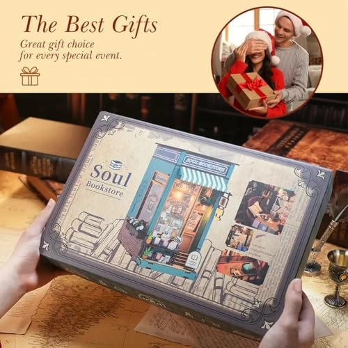 Soul Bookstore Book Nook - Wooden Assembly Required