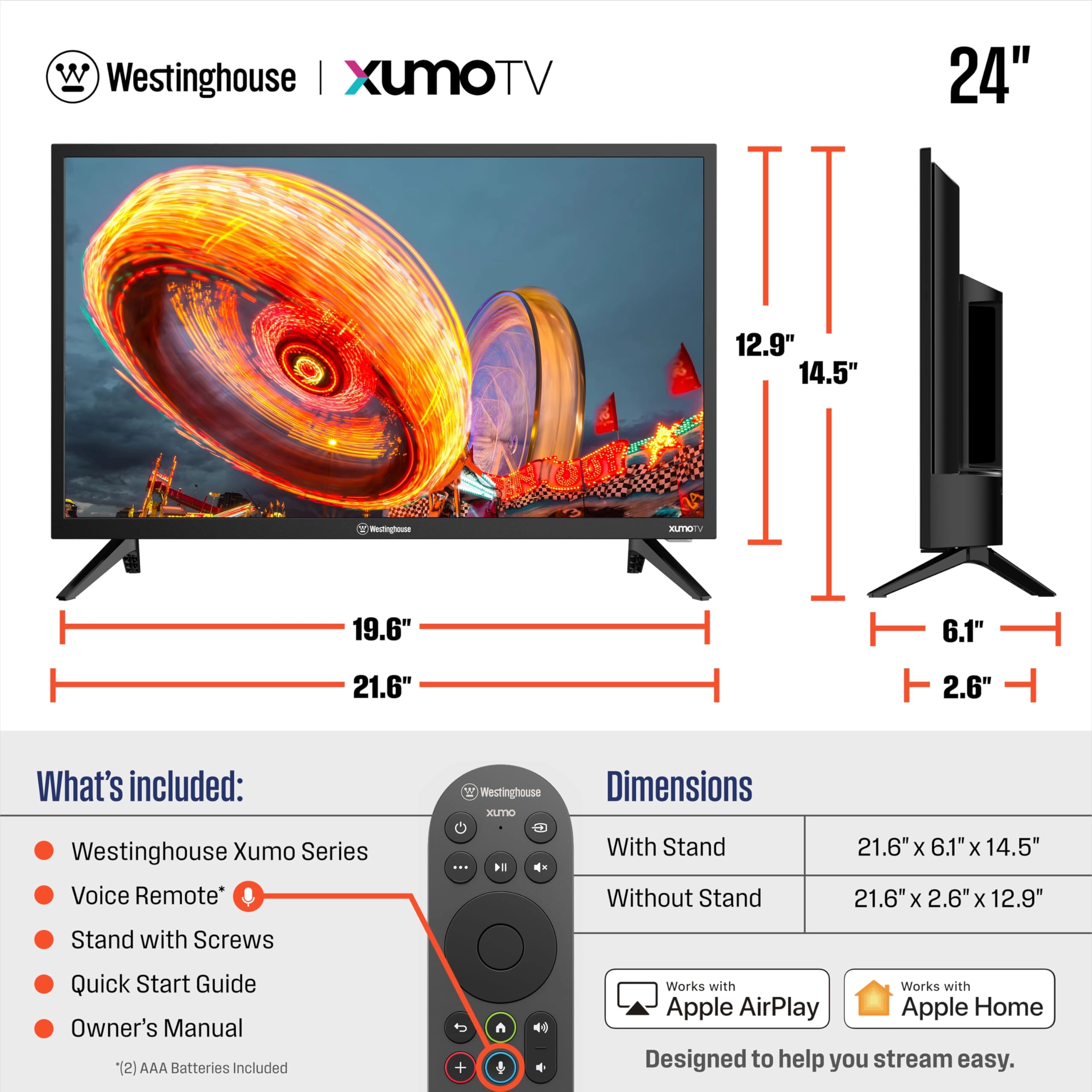 24-inch Smart TV