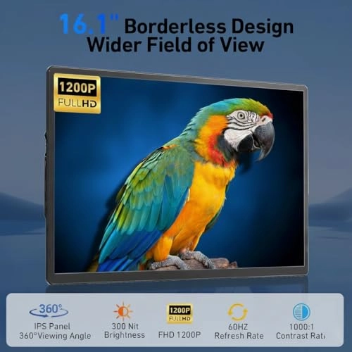 Portable Laptop Monitor Extender - V2-N2 16.1 Inches 1920 x 1200