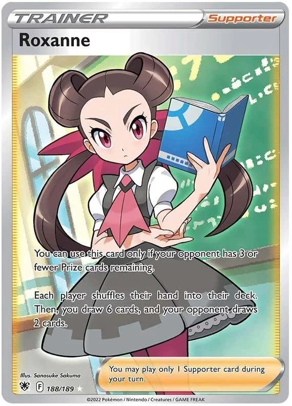 Pokémon Pokemon Roxanne 188/189 - English - 1pcs + Toploader