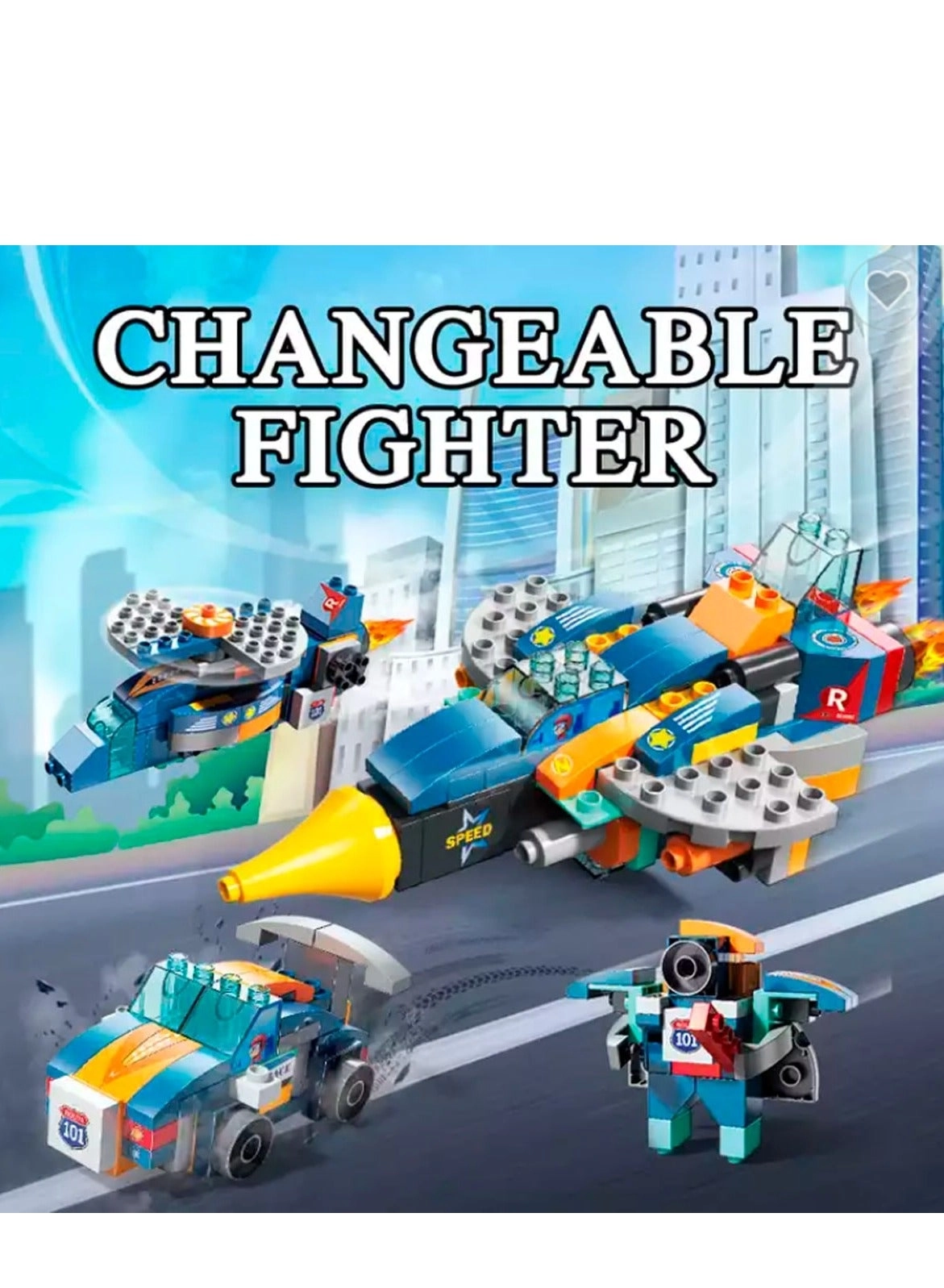 Airplane 4 in 1 - 87 pcs