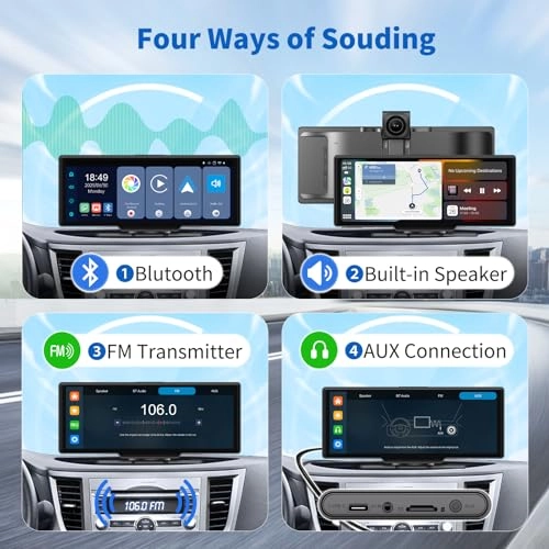 Portable Wireless Carplay Screen - 2.5K