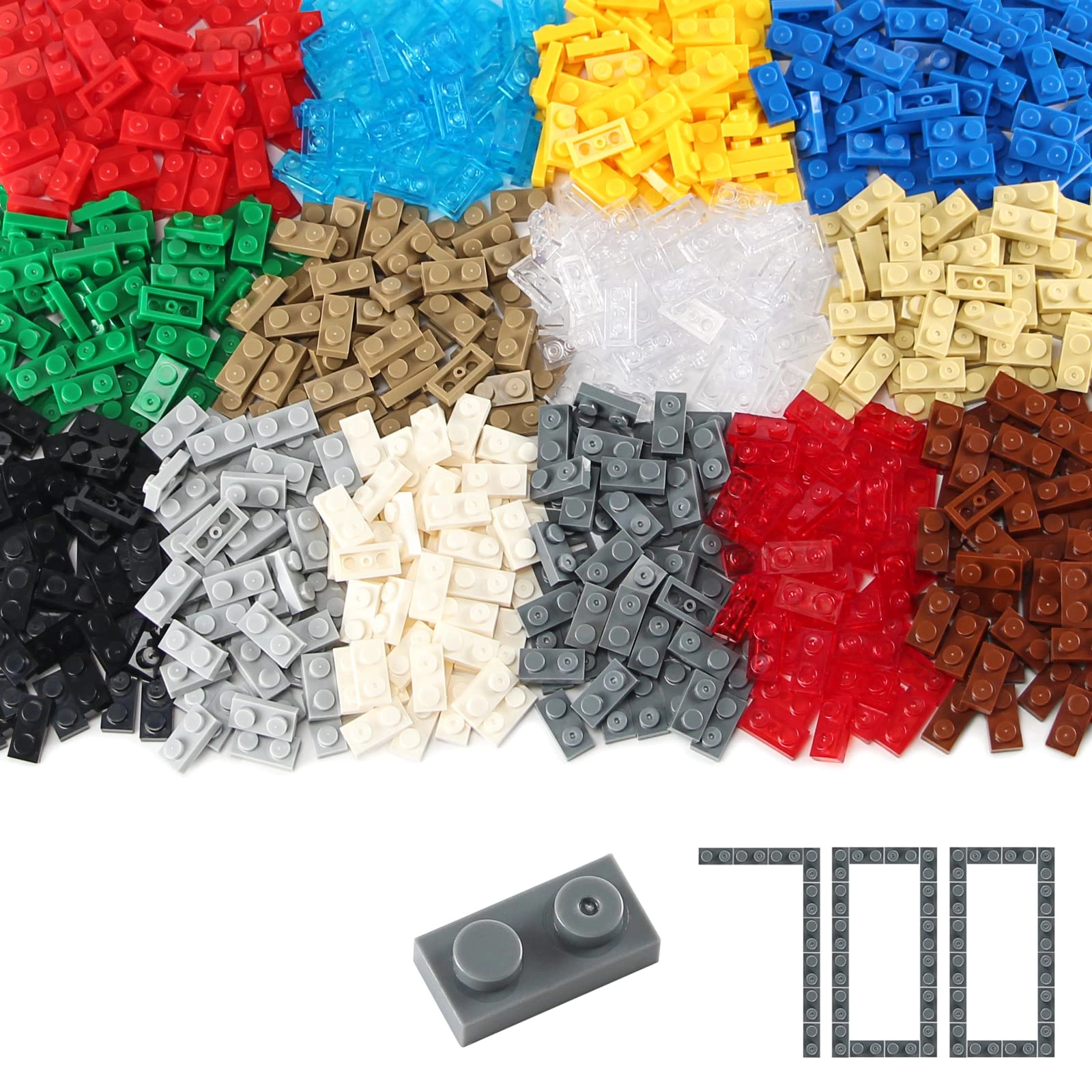 1×2 Tile - 700 pcs