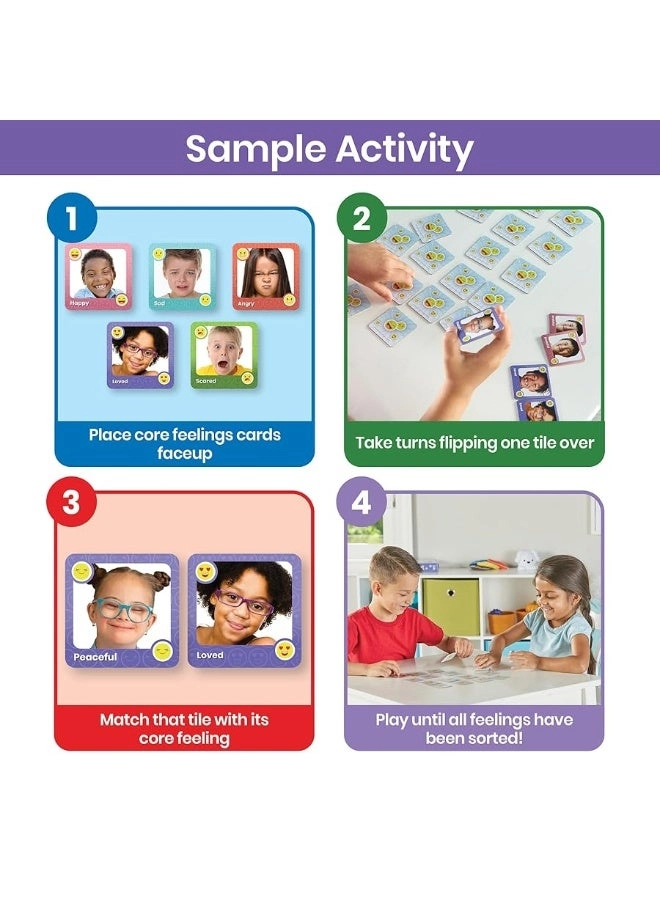 Express Your Feelings Memory Match Game - 5 - 12 years 80 pieces