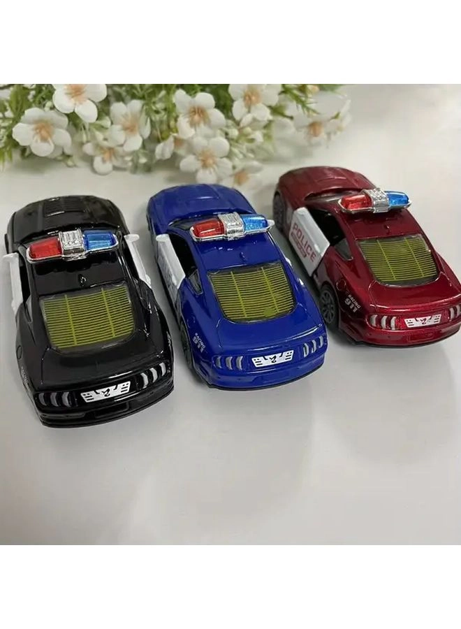 M5 Police Car - Grey Blue Alloy Pull-Back Action