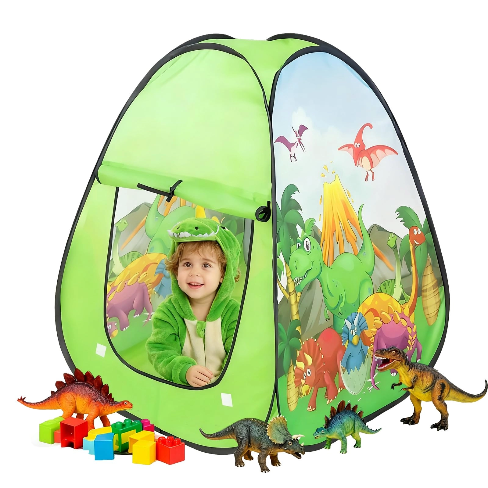 Kids Play Tent - Dinosaur One Size Portable